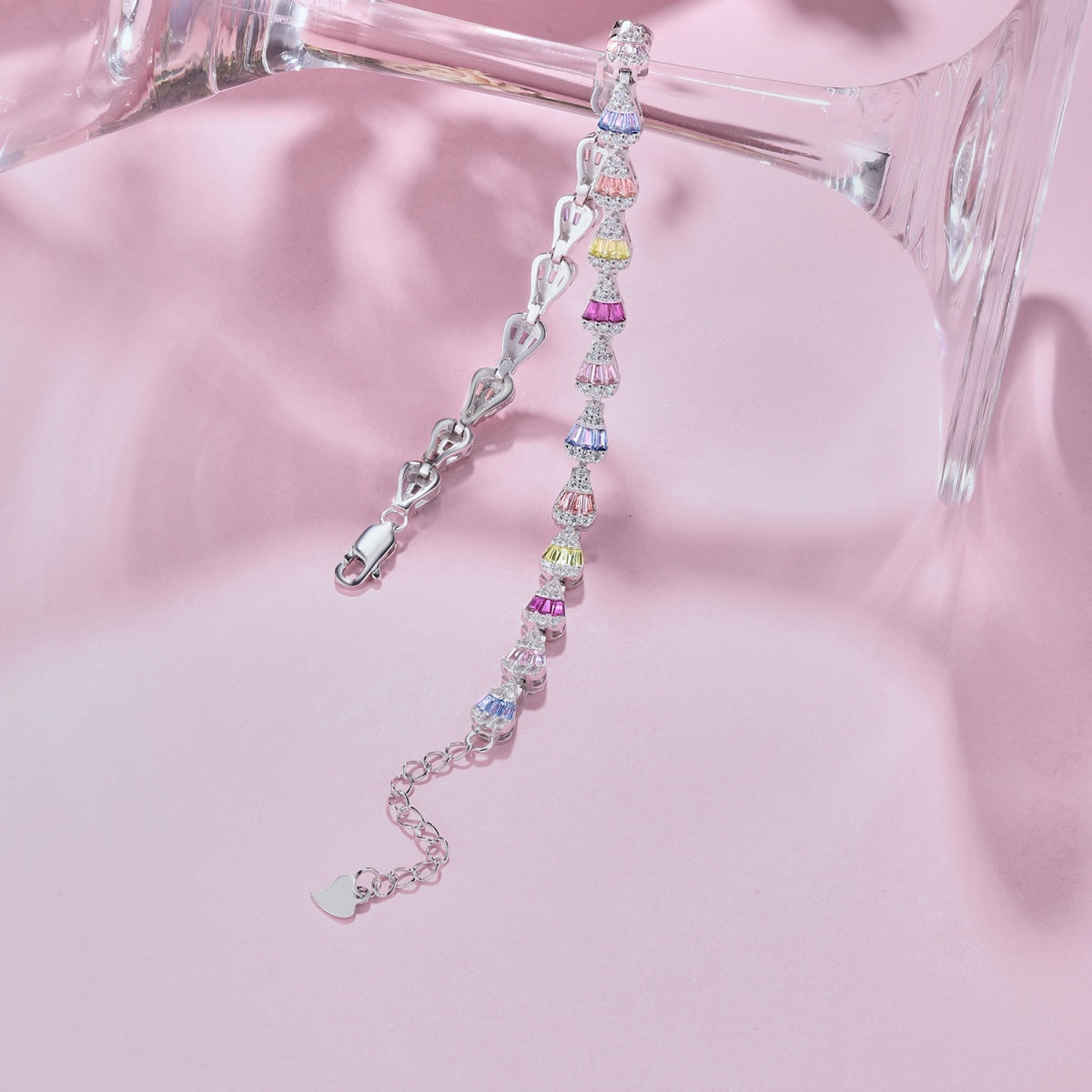 [Perla Lux]Radiant Water Drop Shape Daily Bracelet