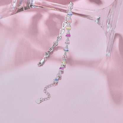 [Perla Lux]Radiant Water Drop Shape Daily Bracelet