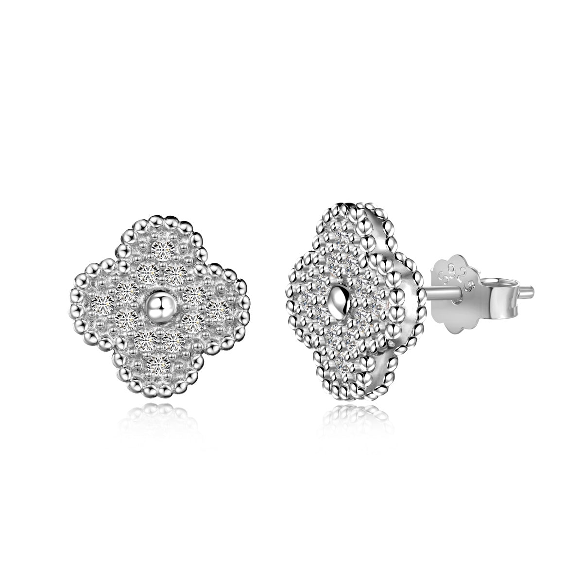 [Perla Lux]Four Leaf Clover Fashion Earrings