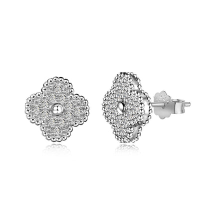 [Perla Lux]Four Leaf Clover Fashion Earrings