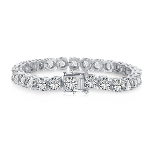[Perla Lux]0.75 Carat Dazzling Round Cut Wedding Bracelet