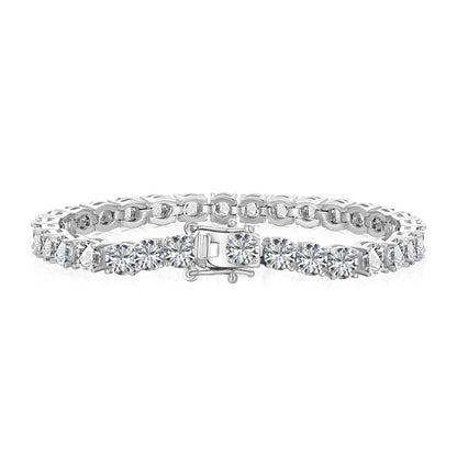 [Perla Lux]Ornate Sparkling Round Cut Wedding Bracelet