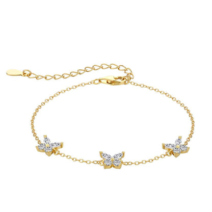 [Perla Lux]Radiant Butterfly Shape Necklace