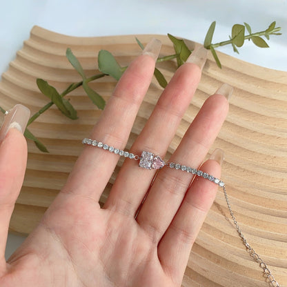 [Perla Lux]Dazzling Unique Multi Shape Lover Bracelet