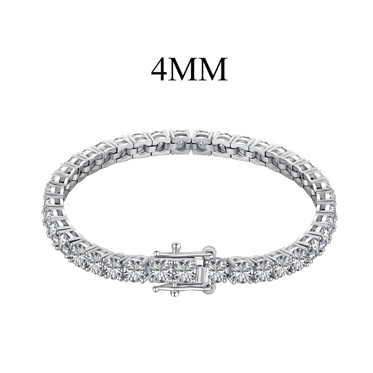 [Perla Lux]Radiant Colorful Round Cut Party Bracelet
