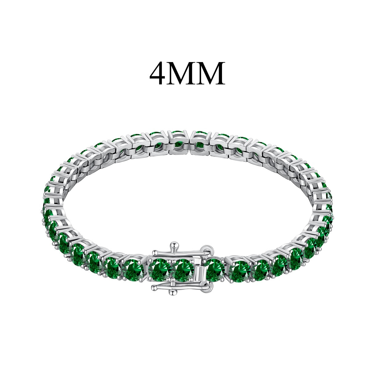 [Perla Lux]Radiant Colorful Round Cut Party Bracelet