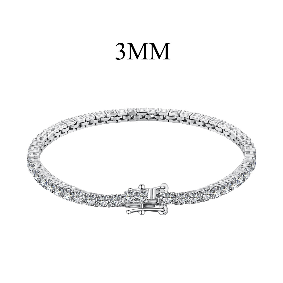 [Perla Lux]Radiant Colorful Round Cut Party Bracelet