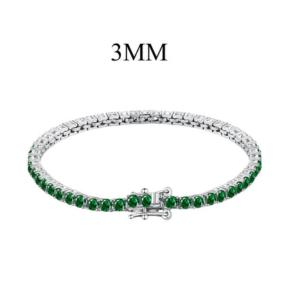 [Perla Lux]Radiant Colorful Round Cut Party Bracelet