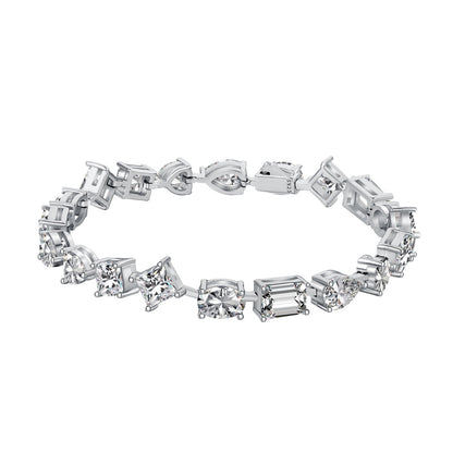 [Perla Lux]Unique Exquisite Multi Cut Daily Bracelet