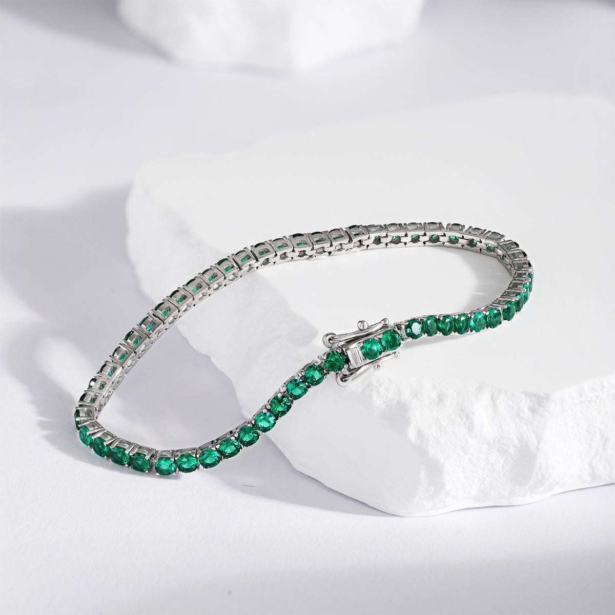 [Perla Lux]Radiant Colorful Round Cut Party Bracelet