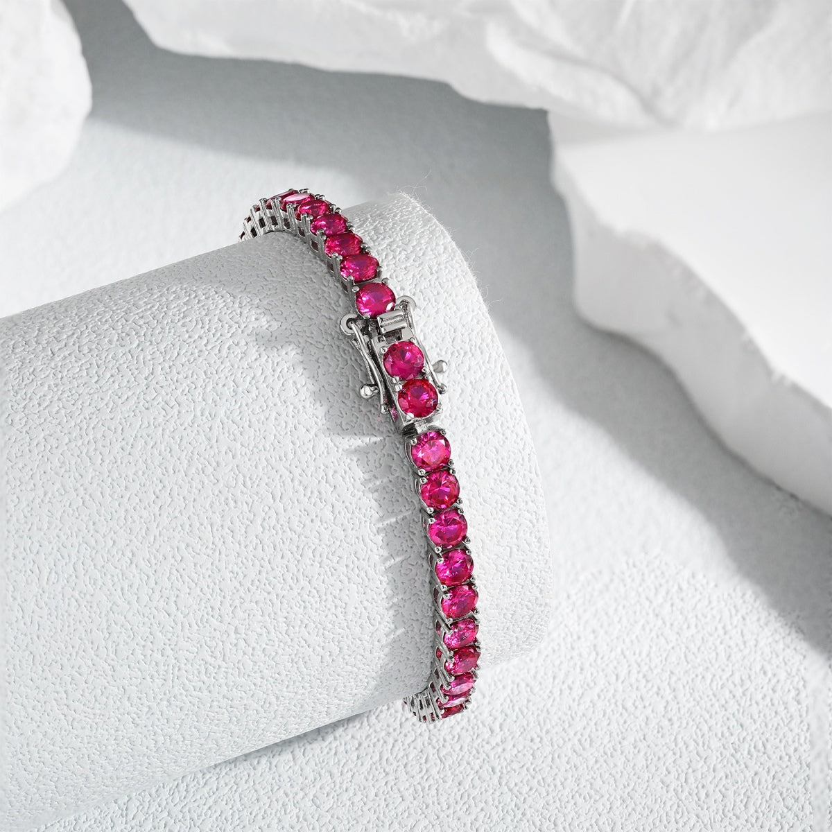 [Perla Lux]Radiant Colorful Round Cut Party Bracelet
