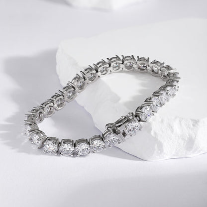 [Perla Lux]0.75 Carat Dazzling Round Cut Wedding Bracelet