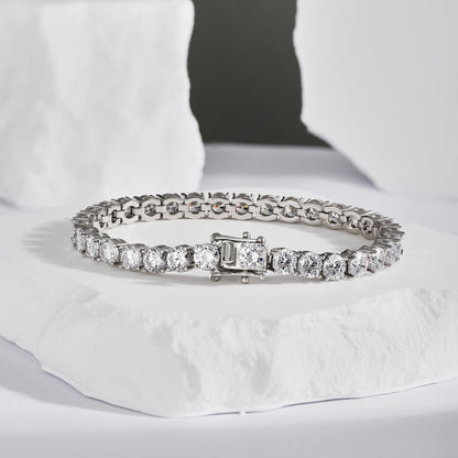 [Perla Lux]Ornate Sparkling Round Cut Wedding Bracelet