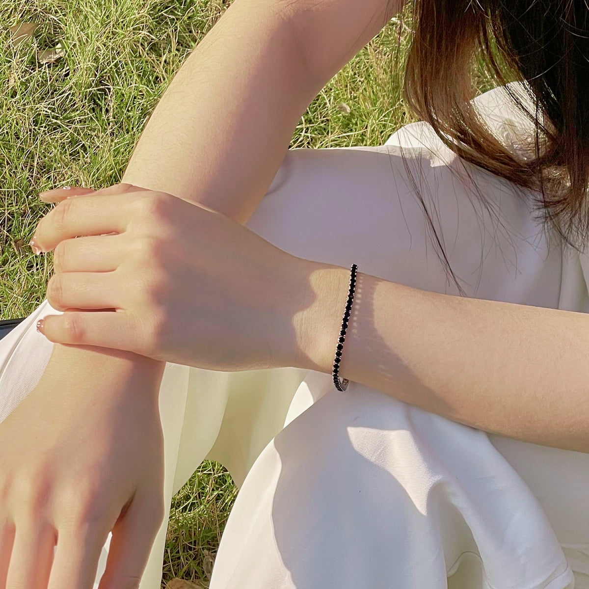 [Perla Lux]Radiant Colorful Round Cut Party Bracelet