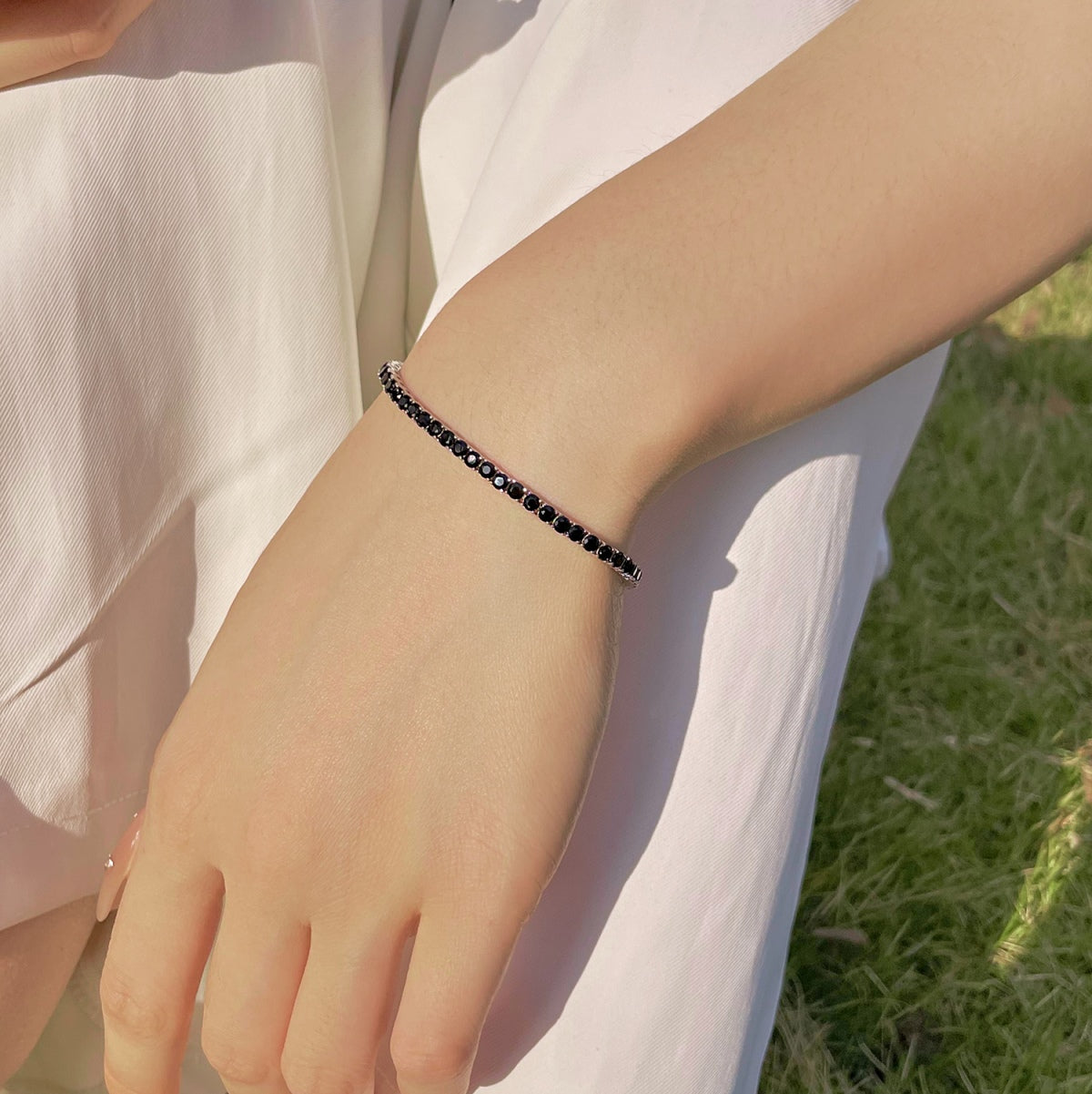 [Perla Lux]Radiant Colorful Round Cut Party Bracelet