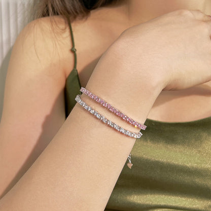 [Perla Lux]Dazzling Romantic Heart Shape Lover Bracelet