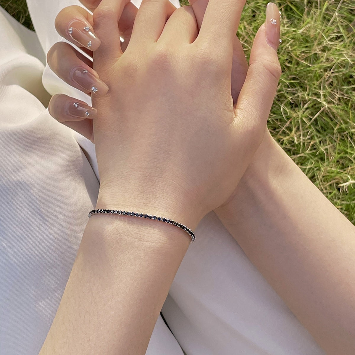 [Perla Lux]Radiant Colorful Round Cut Party Bracelet