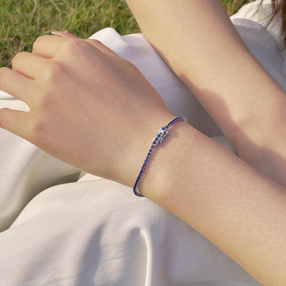 [Perla Lux]Radiant Colorful Round Cut Party Bracelet