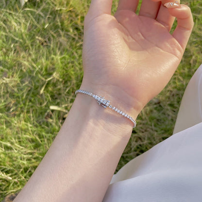 [Perla Lux]Radiant Colorful Round Cut Party Bracelet