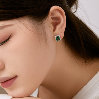 [Perla Lux]Luxurious Dainty Emerald Cut Banquet Earrings