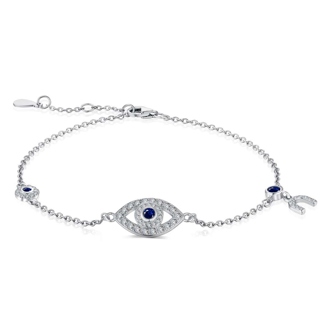 [Perla Lux]Dainty Eye Shape Necklace