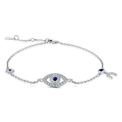[Perla Lux]Dainty Eye Shape Necklace