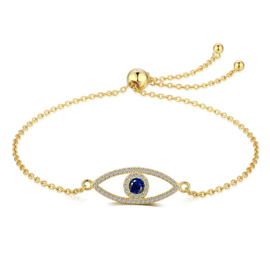 [Perla Lux]Devil's Eye Hollow Design Bracelet