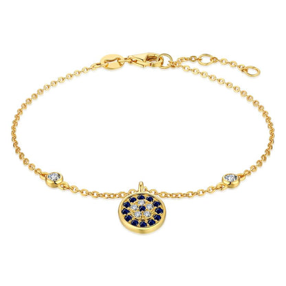 [Perla Lux]Devil's Eye Round Shape Bracelet