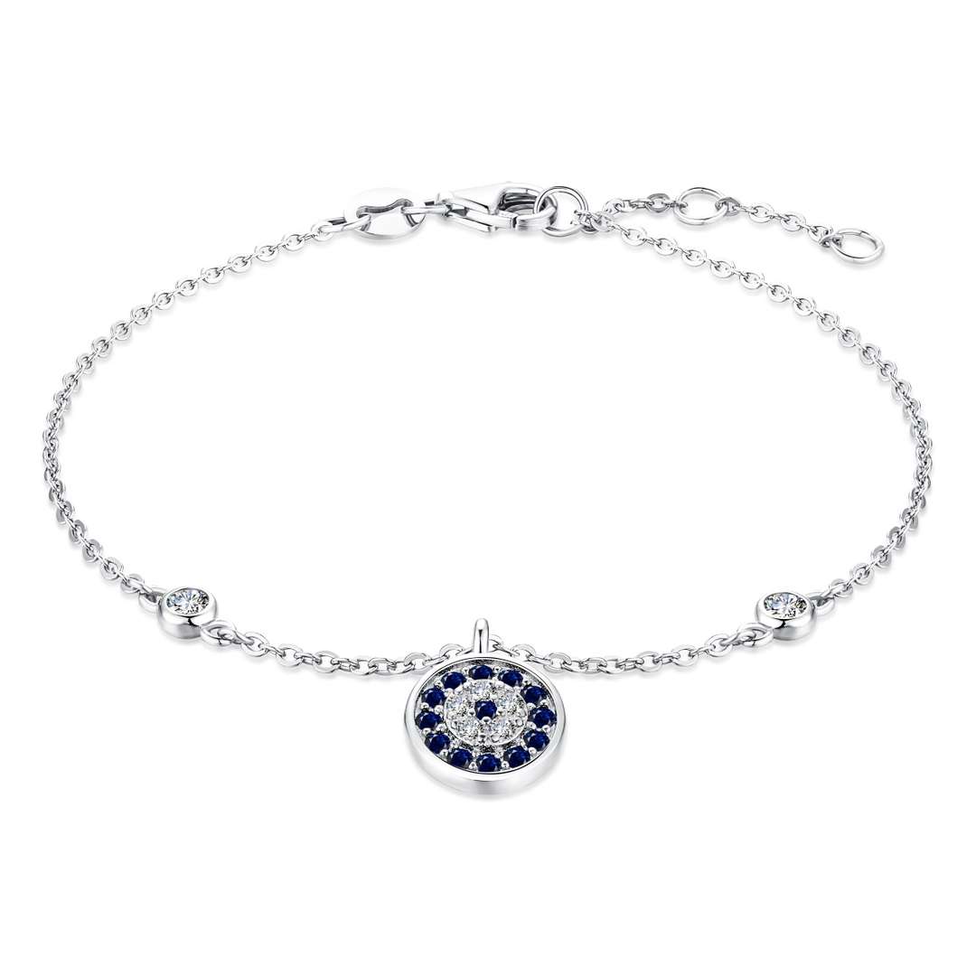 [Perla Lux]Devil's Eye Round Shape Bracelet