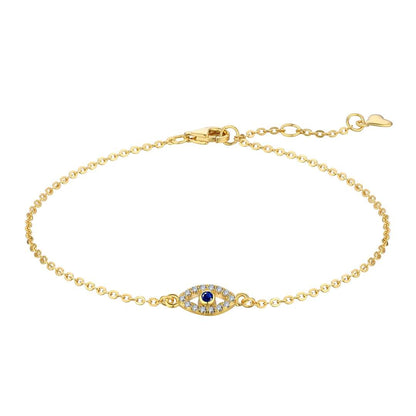 [Perla Lux]Evil Eye Shape Necklace