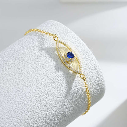 [Perla Lux]Devil's Eye Hollow Design Bracelet