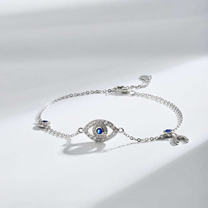 [Perla Lux]Dainty Eye Shape Necklace
