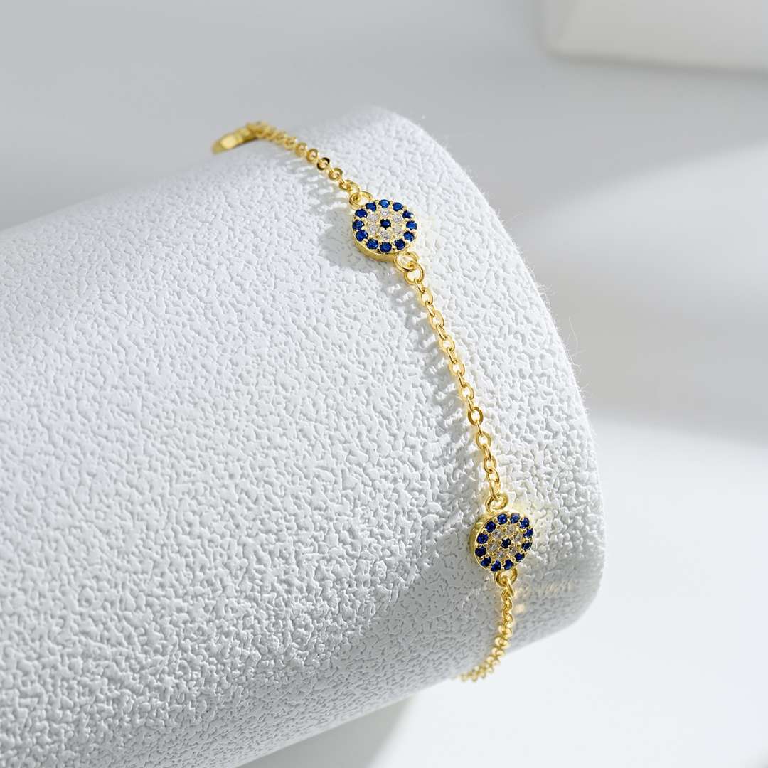 [Perla Lux]Delicate Round Shape Pendent Necklace