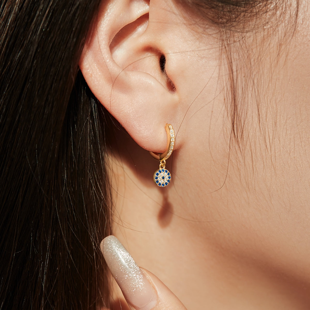 [Perla Lux]Unique Devil Eye Earrings