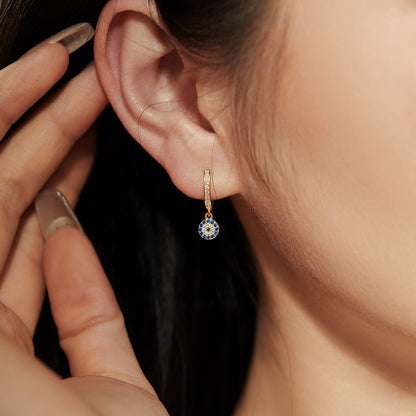 [Perla Lux]Unique Devil Eye Earrings
