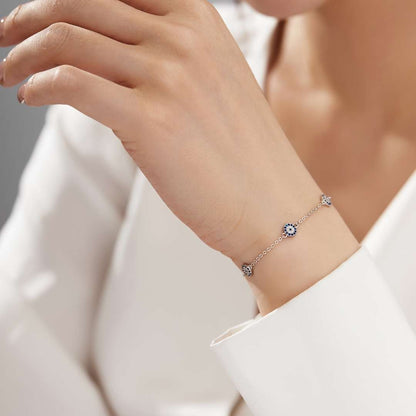 [Perla Lux]Delicate Round Shape Pendent Necklace