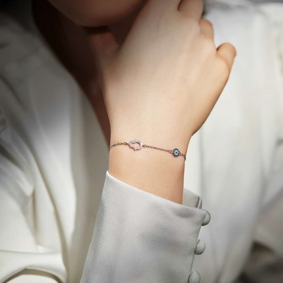 [Perla Lux]Gost Shape & Round Shape Necklace