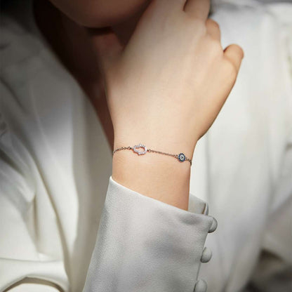 [Perla Lux]Gost Shape & Round Shape Necklace