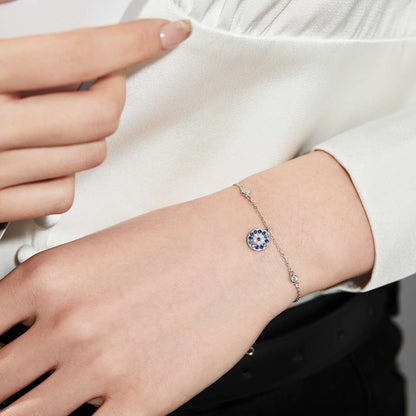 [Perla Lux]Devil's Eye Round Shape Bracelet