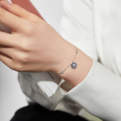 [Perla Lux]Devil's Eye Round Shape Bracelet