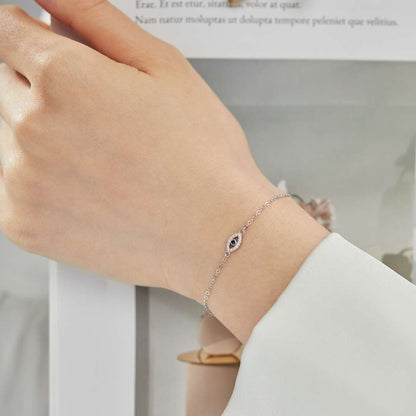 [Perla Lux]Evil Eye Shape Necklace
