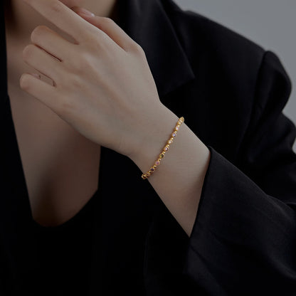 [Perla Lux]Sparkling Exquisite Round Cut Party Bracelet