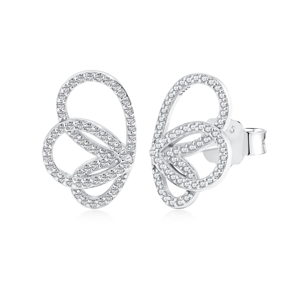 [Perla Lux]Exquisite Butterfly Shape Earrings