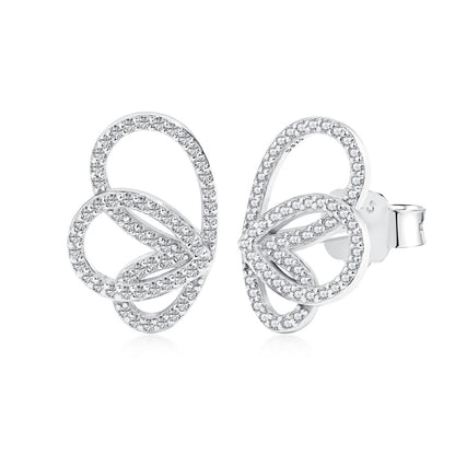 [Perla Lux]Exquisite Butterfly Shape Earrings