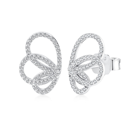 [Perla Lux]Exquisite Butterfly Shape Earrings