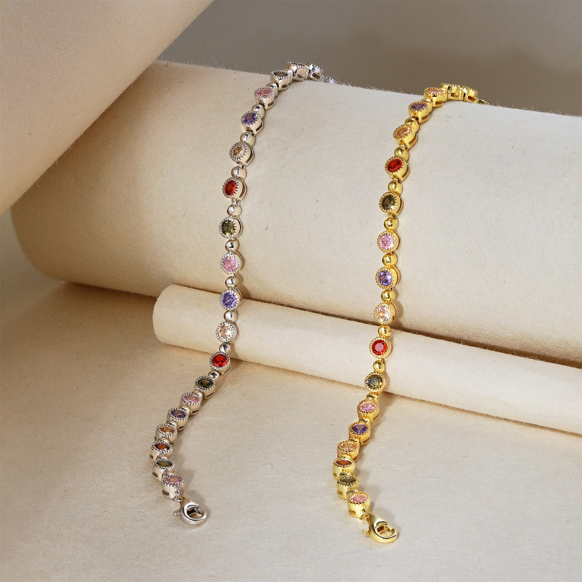 [Perla Lux]Sparkling Exquisite Round Cut Party Bracelet