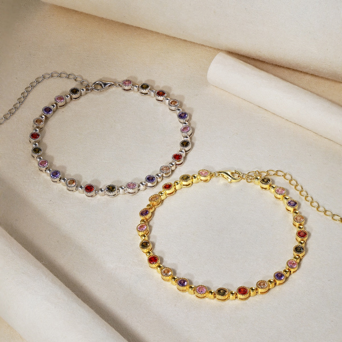 [Perla Lux]Sparkling Exquisite Round Cut Party Bracelet
