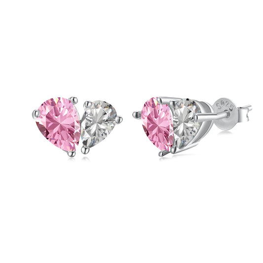[Perla Lux]Dazzling Elegant Heart Cut Lover Earrings