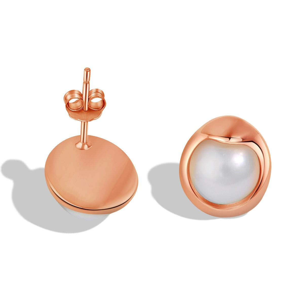 [Perla Lux]Dainty Bread Pearl Earrings