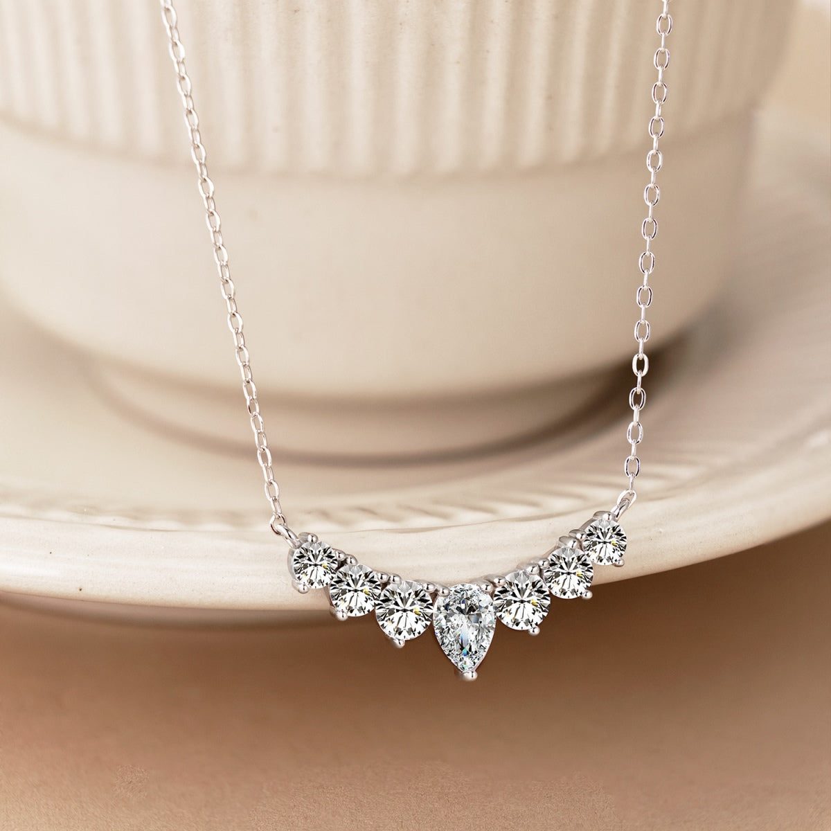 [Perla Lux]Dainty Colorful Heart Necklace